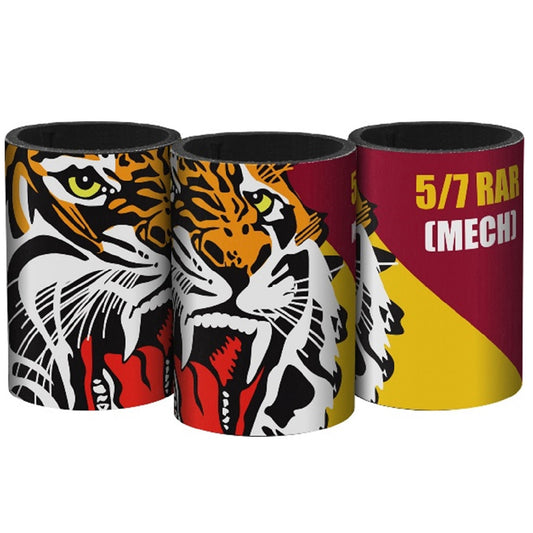 Keep your drinks cool and refreshing with the 5/7 RAR Drink Cooler. Designed for the 5/7 Battalion Royal Australian Regiment, this high-quality Neoprene drink cooler features quality stitching and a sturdy base. www.defenceqstore.com.au