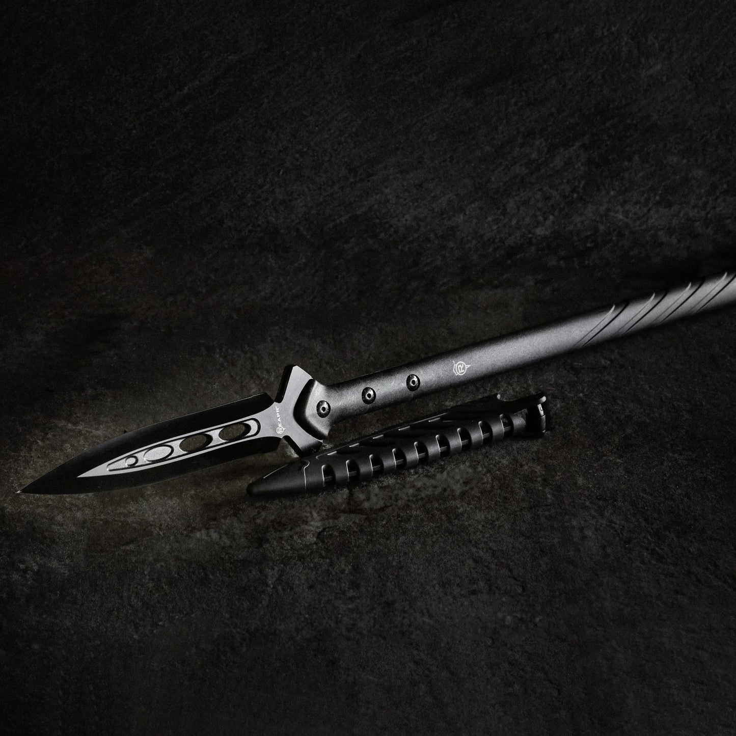 Designed for piercing, prying, impaling and breaching, the REAPR 11003 Survival Spear is ideal for hunting and tactical uses, as well as general protection. The shaft is shorter than many, making this spear excellent for close quarters survival and hunting. www.defenceqstore.com.au