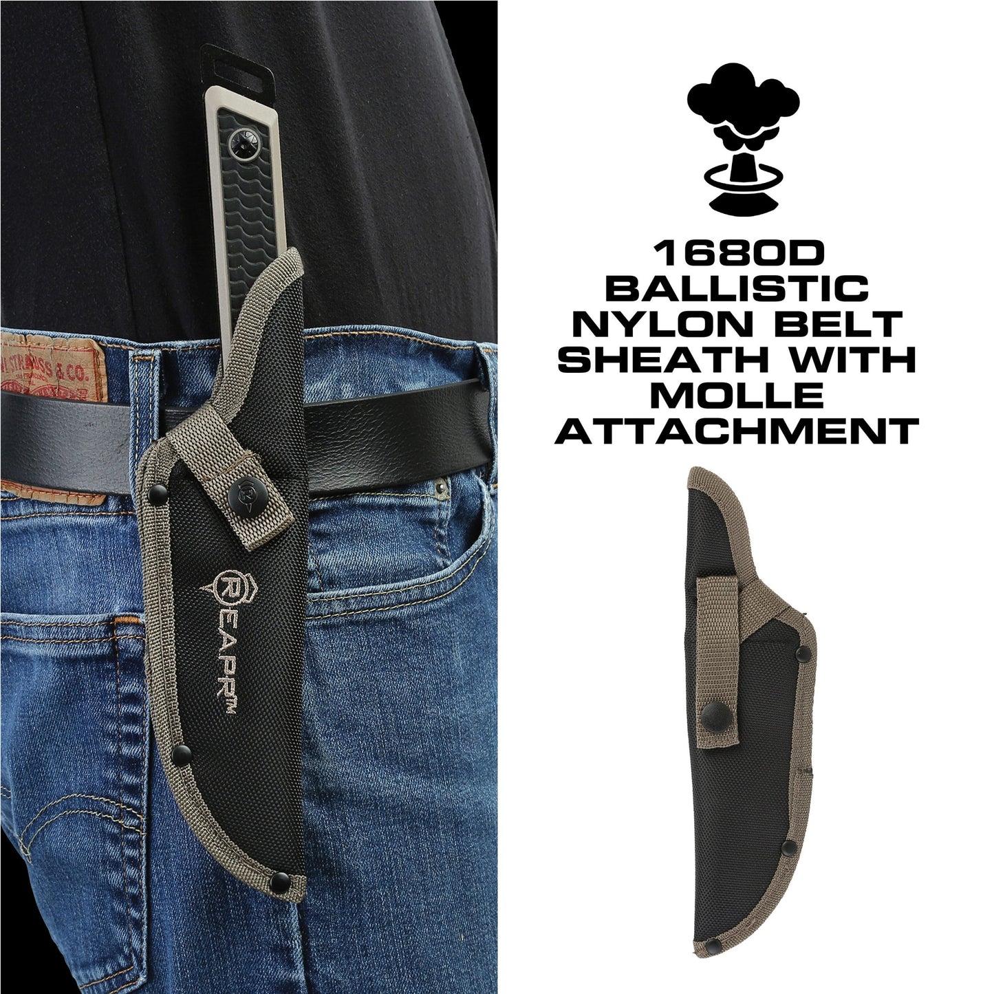 You get everything you need with the Reapr Versa Camp Knife. Born in the kitchen but raised in the wild, it’s tough, durable, and versatile. Whatever your campsite cutting needs, this knife can handle it. www.defenceqstore.com.au