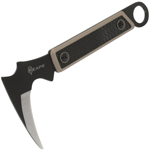 There aren’t too many cutting tasks the Versa Karambit can’t tackle with ease. The 3-1/2” full-tang talon blade will cut through cut nylon strapping, canvas and heavy materials without hesitation while the powder-coated 420 stainless steel construction is strong, sturdy and ideal for re-sharpening when the time comes. www.defenceqstore.com.au