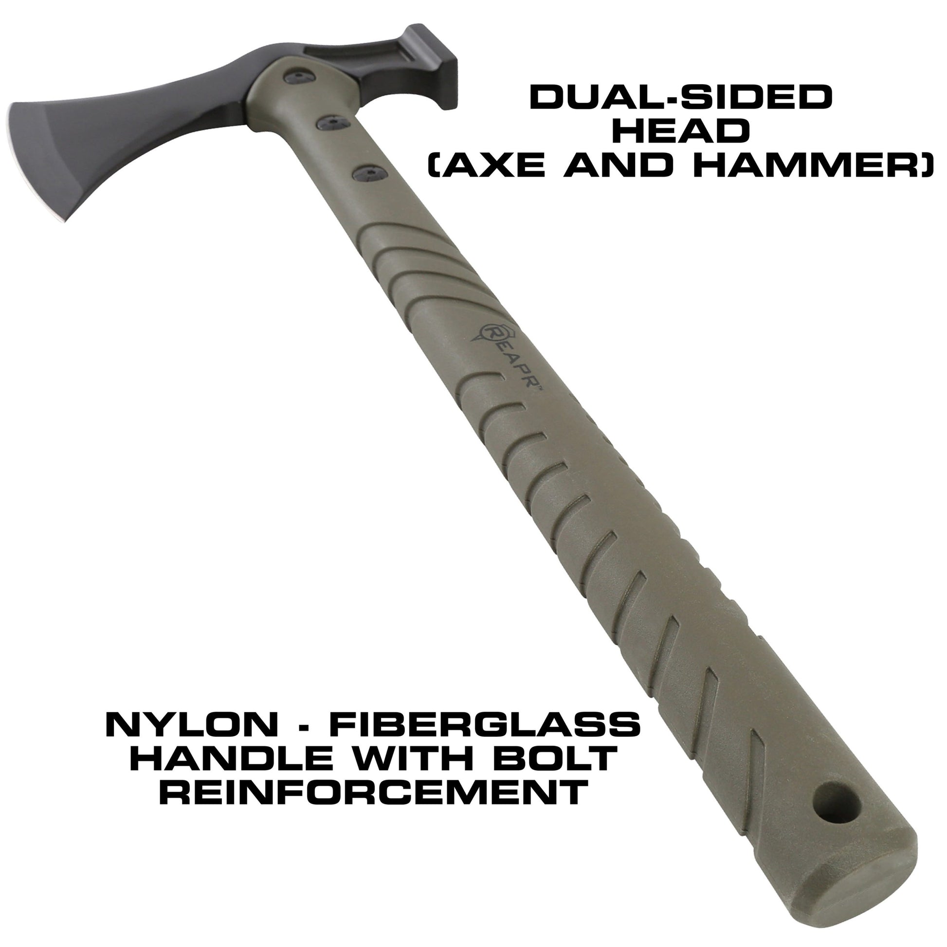 The Sparrow Hammer Axe gives you the utility for camping trips and wilderness survival prep with a design that sets this axe apart from the crowd. The Sparrow is a two-in-one axe and hammer combination that matches quality with functionality. www.defenceqstore.com.au