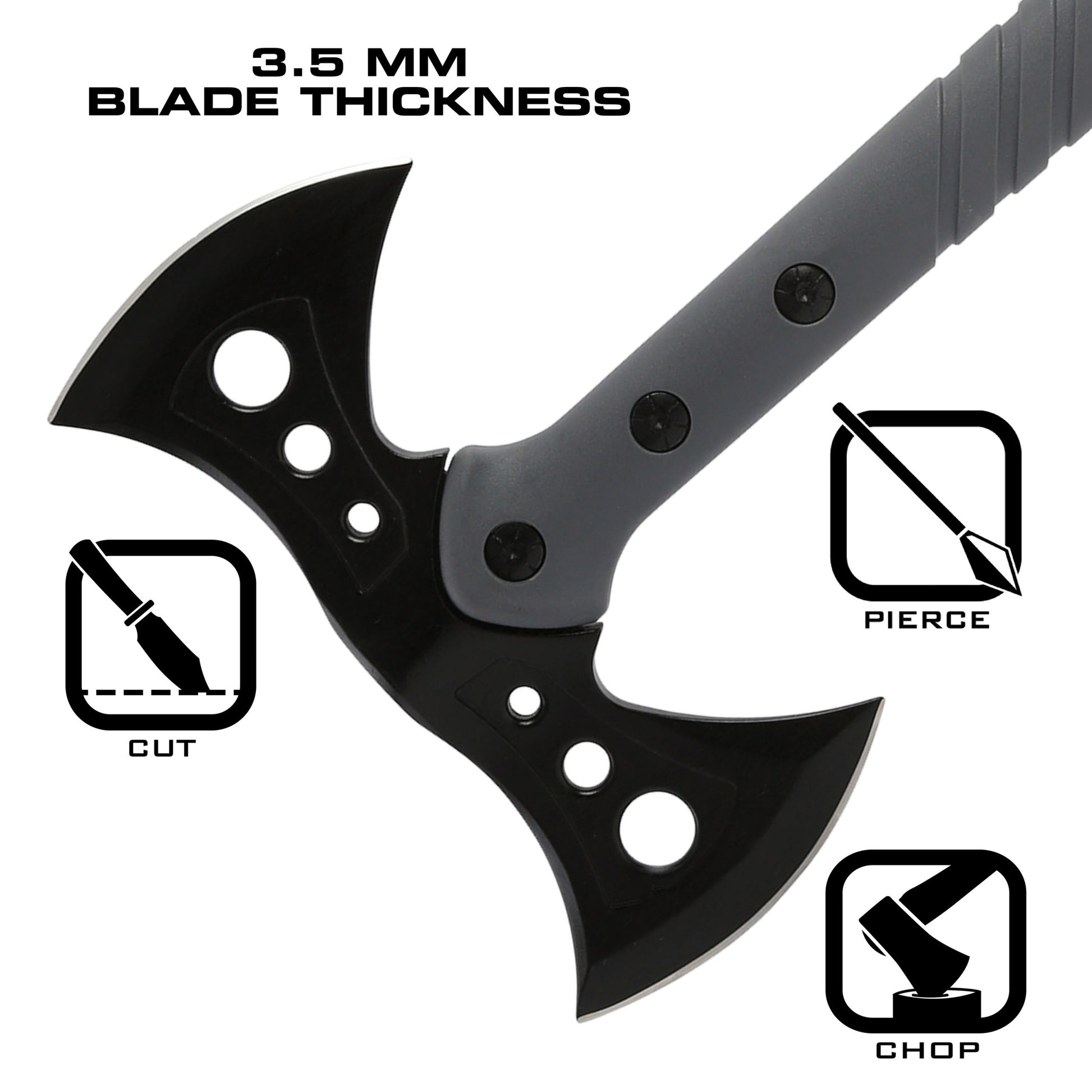 When you need a tactical survivalist axe that holds up to the rigors of any camping or hunting trips, the REAPR 11779 Sidewinder takes care of all your survivalist and hunting needs. www.defenceqstore.com.au
