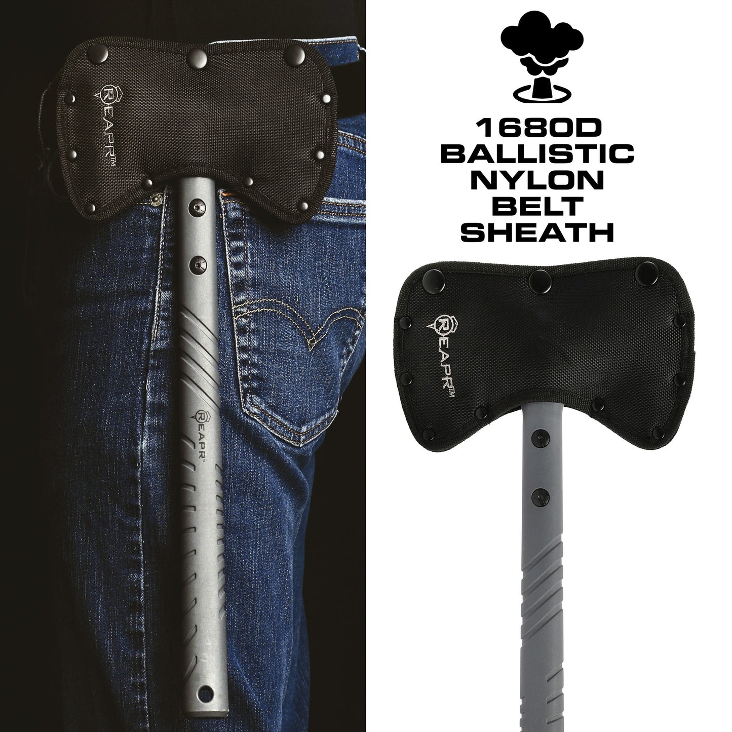 When you need a tactical survivalist axe that holds up to the rigors of any camping or hunting trips, the REAPR 11779 Sidewinder takes care of all your survivalist and hunting needs. www.defenceqstore.com.au