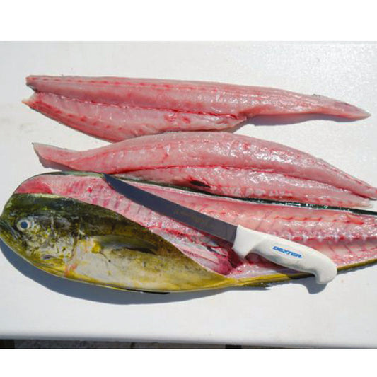 The Dexter SG138EG 8” wide fillet knife makes filleting and skinning your fish easy. It’s ultra-sharp out of the package with a wide, stiff blade to glide over the bones. www.defenceqstore.com.au
