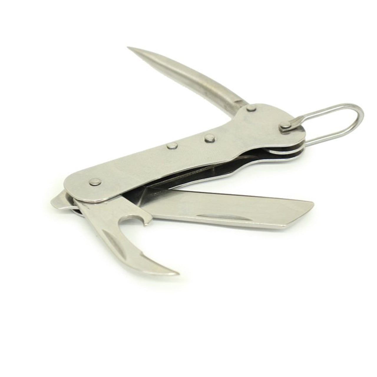 The Classic Riggers (Yachting) knife was designed for use when working with ropes. The Sheepsfoot blade is designed for slicing be without a pointed tip to reduce the chance of an accident. The marlin spike is used to loosen knots in ropes and splicing ropes. Additionally it has a bottle opener and can opener for the end of a hard days work. www.defenceqstore.com.au