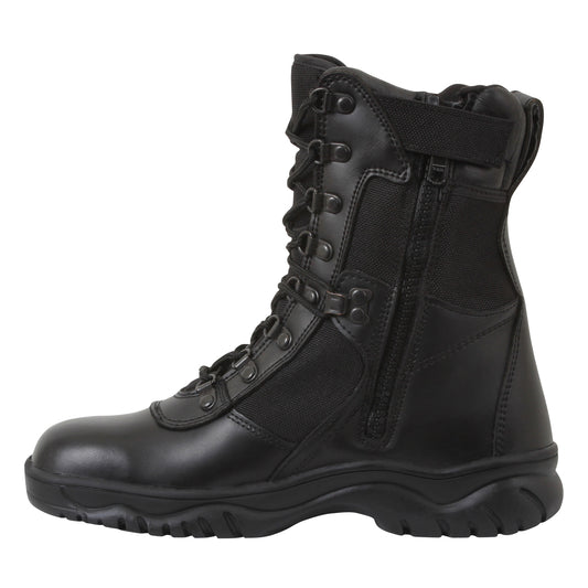 Rothco Forced Entry Tactical Boot With Side Zipper 8". www.defenceqstore.com.au