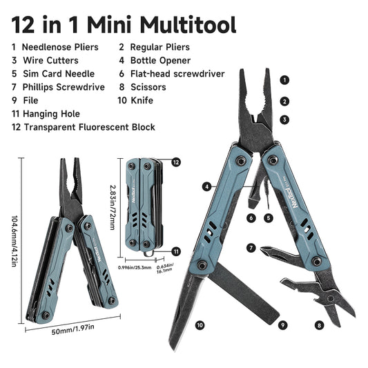 The NexTool Mini Sailor S11 Pro is engineered as a compact and versatile multi-tool designed for everyday utility, outdoor activities and light maintenance work. Combining essential gripping, cutting and fastening tools in a streamlined folding design, it offers practical functionality in a portable format. www.defenceqstore.com.au