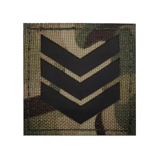 Sergeants are the first rank above Corporal, these soldiers are experienced in their field of skill and have been targeted for senior leadership capabilities.  These soldiers have had the training and are in the more seasoned in the field of leadership.  Usually they are second in command of a platoon of soldiers. www.defenceqstore.com.au