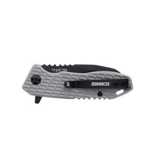 The TENACITY BLK is a member of the Schrade DELTA Class. This compact folder features a Modified Drop Point AUS-10 Blade, Ultra Glide Technology, Aluminum Handle and Liner Locking System. The TENACITY, for those who’s only adequate response to getting knocked down, is getting right back up, time and time again. www.defenceqstore.com.au