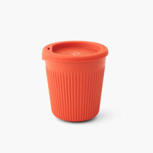 Made from EU food-grade glass-reinforced polypropylene, the Passage Cup holds 355ml of your favourite drink. The Cool Grip sidewalls allow you to grip the cup firmly, even if the contents are hot (and the silicone sipping lid keeps those contents from spilling when you're on the move). Compact and stackable, the Passage Cup fits into Passage Bowls and Frontier Pots. www.defenceqstore.com.au
