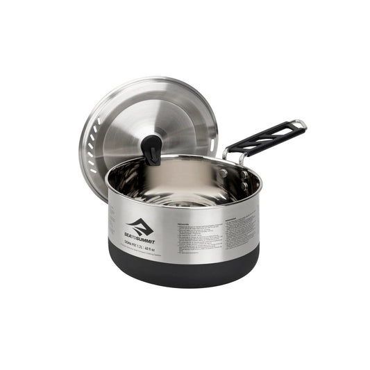 Get creative with your backcountry cooking for one. The included 1.2L SigmaPot is made from durable, abrasion resistant polished stainless steel for an easy-to-clean cooking surface. www.defenceqstore.com.au