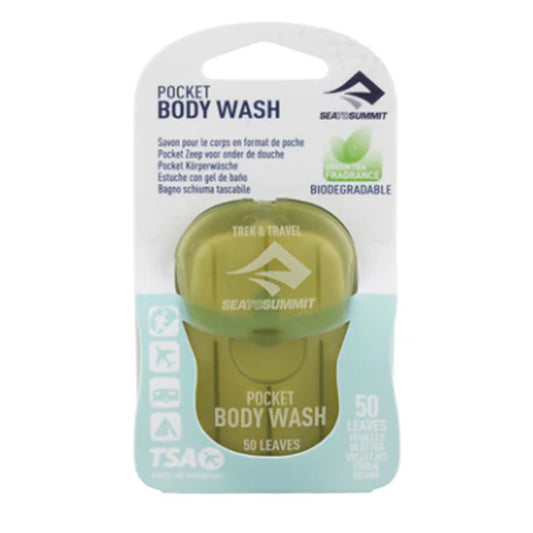 Trek & Travel Pocket Soaps contain 50 leaves of pure, dry soap so there's no risk of leakage in your luggage or pack, and no risk of having it confiscated by airport security. The easy-to-ration dry leaves mean you'll have plenty of soap to last your entire trip. www.defenceqstore.com.au