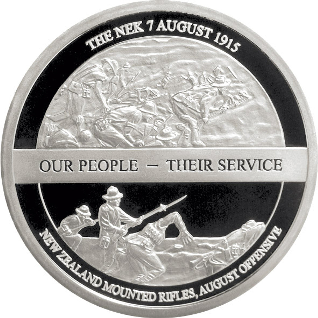 Introducing the Sands of Gallipoli 2006 release Our People Limited Edition Medallion Set, a truly spectacular collection from the military specialists. This limited edition set contains all six medallions from the Our People - Their Service collection, making it a must-have for any military enthusiast or collector. www.defenceqstore.com.au