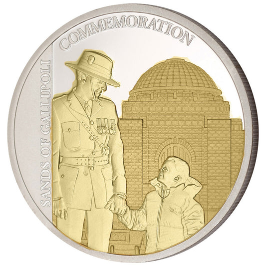 he bravery of John Simpson Kirkpatrick, known as the Man with the Donkey, is celebrated in one of the medallions. He risked his life to assist wounded comrades, using a donkey to carry them to safety. The other medallion represents the ongoing commitment to caring for the injured, with modern-day Diggers providing support and medical assistance. www.defenceqstore.com.au