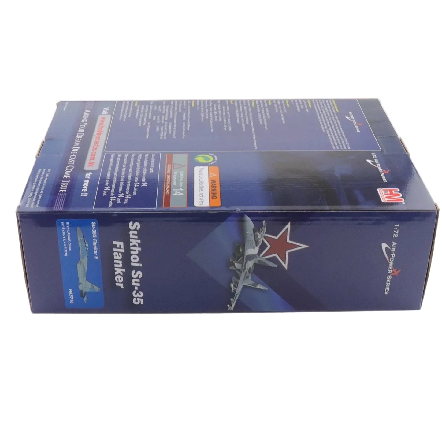 1/72 Su-35S Flanker E 61271 PLAAF China (with 2 x PL-17 4 x R-77M) by Hobby Master delivers modern air combat detail for military aircraft collectors and current fighter jet displays. www.defenceqstore.com.au