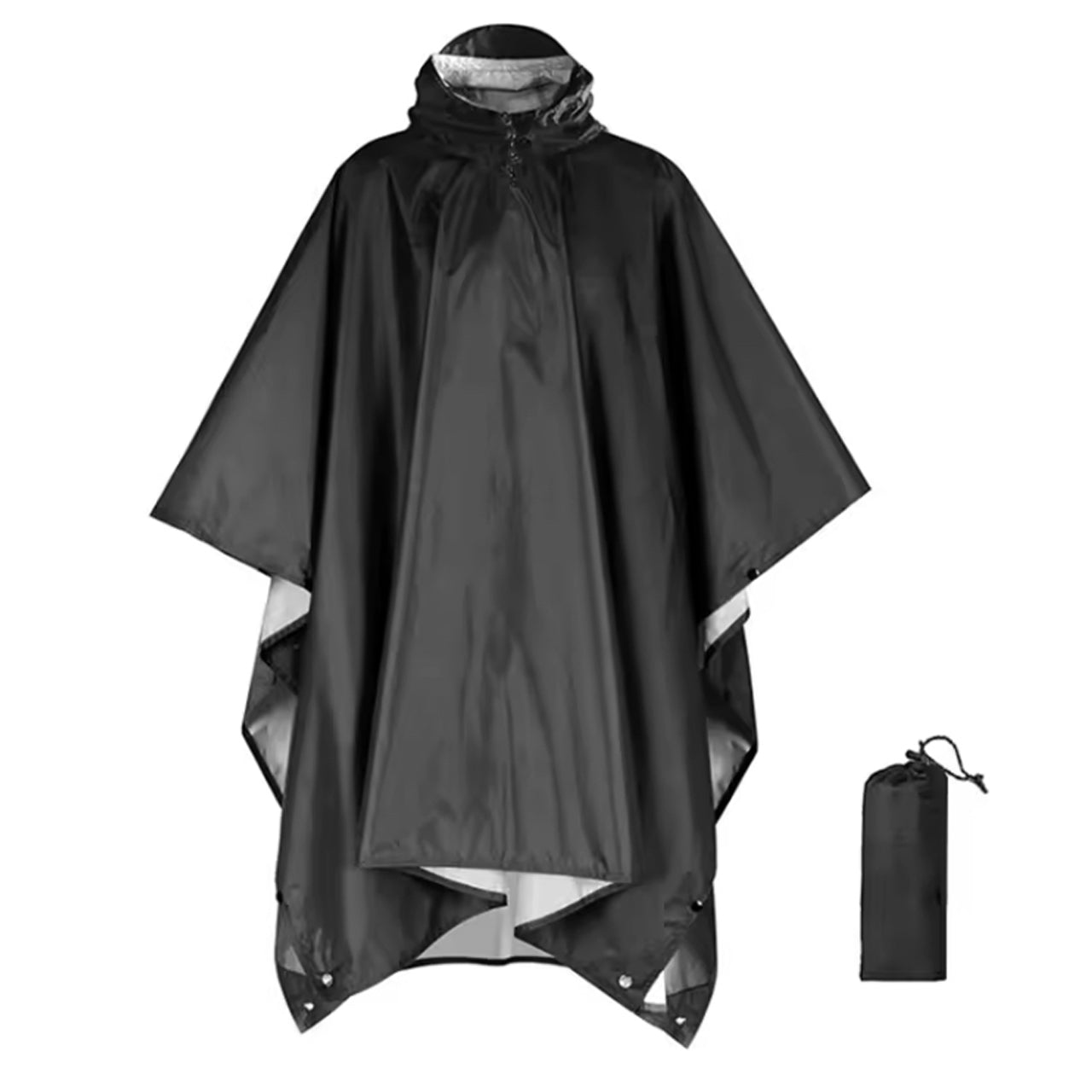 Made from tough Ripstop Nylon with a sleek black design, this versatile poncho offers both durability and style. It includes a handy stuff bag for easy carrying, and grommets on all corners provide secure attachment options. Measuring 210x140cm, it’s lightweight and compact for effortless packing. Use it as a poncho, ground sheet, or emergency shelter to suit your needs. www.defenceqstore.com.au