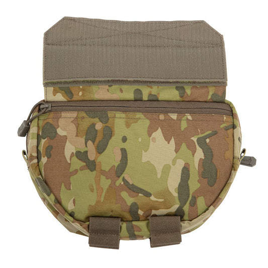 This WAB Pouch gives the operator ease of access to essential equipment. The velcro sandwich system is adjustable and suited to both plate carrier's and chest plates with the removable extension piece. www.defenceqstore.com.au