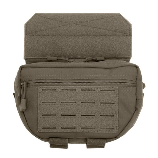 This WAB Pouch gives the operator ease of access to essential equipment. The velcro sandwich system is adjustable and suited to both plate carrier's and chest plates with the removable extension piece. www.defenceqstore.com.au