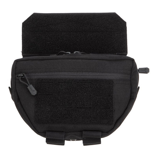 This WAB Pouch gives the operator ease of access to essential equipment. The velcro sandwich system is adjustable and suited to both plate carrier's and chest plates with the removable extension piece. www.defenceqstore.com.au