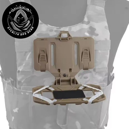 Crafted to hold devices measuring up to 8 x 16 x 2 cm, this board guarantees a secure fit for your gear. It easily mounts onto 4×3 MOLLE systems and is compatible with all MOLLE tactical equipment, making it an essential part of your setup. Featuring a folding fixed buckle, it folds compactly for convenient storage and transport whenever you need. www.defenceqstore.com.au