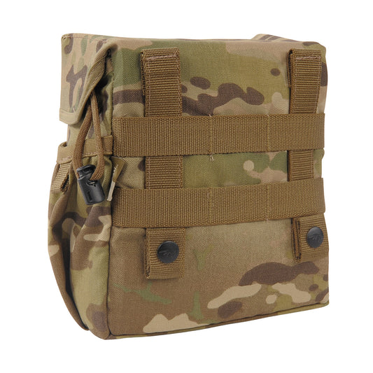 Maximize your outdoor adventure with the versatile Tasmanian Tiger Canteen Pouch MK II Multicam, equipped with a convenient design to hold water bottles, cutlery and even a MG4 ammunition box! The MOLLE snap system, requiring only 3 MOLLE loops, makes it a must-have for any gear setup. www.defenceqstore.com.au