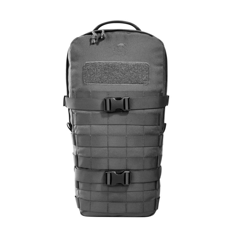 Robust 9 litre daypack with a large main compartment. It features two wrap around compression straps reduce the volume if needed, and a MOLLE system on the front and sides that can be used for individual expansion. Hydration system compatible. www.defenceqstore.com.au