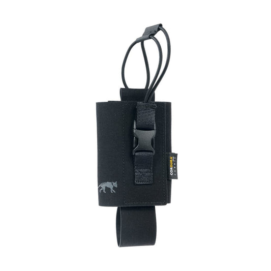 Size-adjustable holster for radios of all kinds. With hook-and-loop fastening tape. www.defenceqstore.com.au