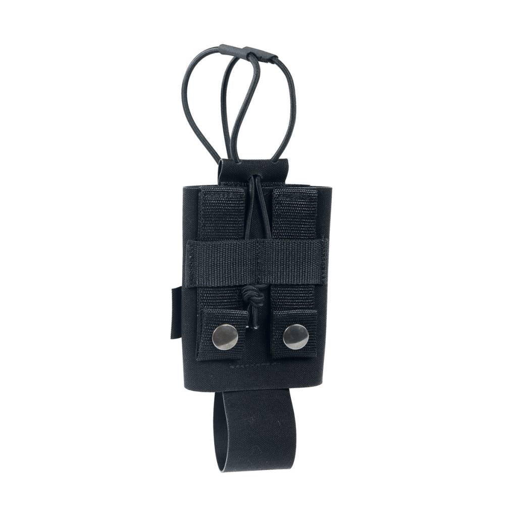 Size-adjustable holster for radios of all kinds. With hook-and-loop fastening tape. www.defenceqstore.com.au