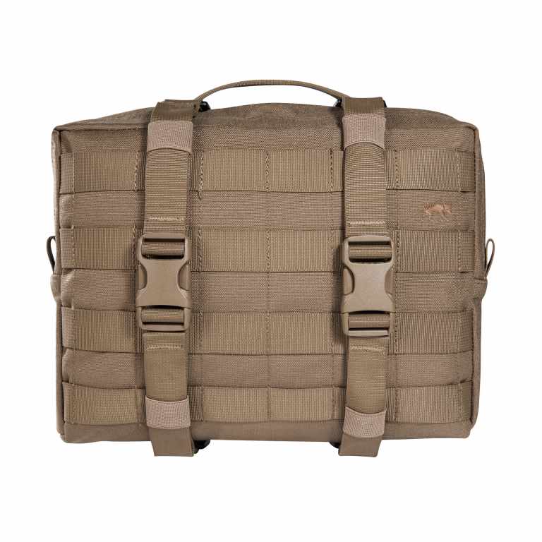 Large accessory and lid pouch. The TT Tac Pouch 10 MKII is designed as a MOLLE affixed pouch for the TT Base Pack 52 and TT Base Pack 75, though can also be used with other backpacks or as a large hip pouch. Twin compression straps contain goods in transit, and a MOLLE front provides adaptability. www.defenceqstore.com.au