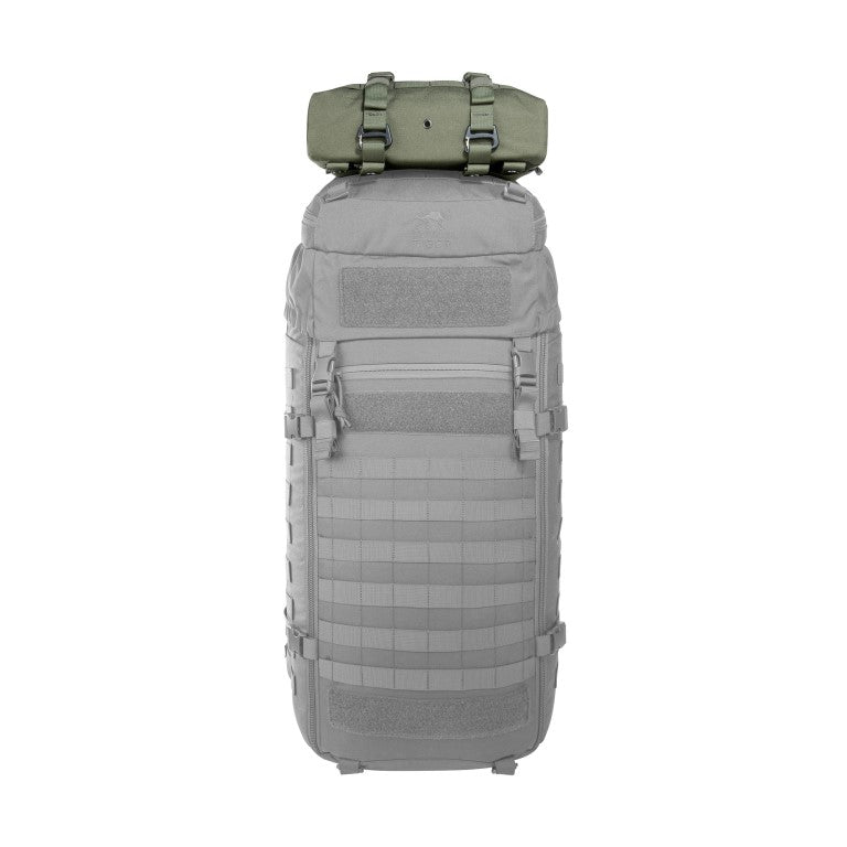 Large accessory and lid pouch. The TT Tac Pouch 10 MKII is designed as a MOLLE affixed pouch for the TT Base Pack 52 and TT Base Pack 75, though can also be used with other backpacks or as a large hip pouch. Twin compression straps contain goods in transit, and a MOLLE front provides adaptability. www.defenceqstore.com.au