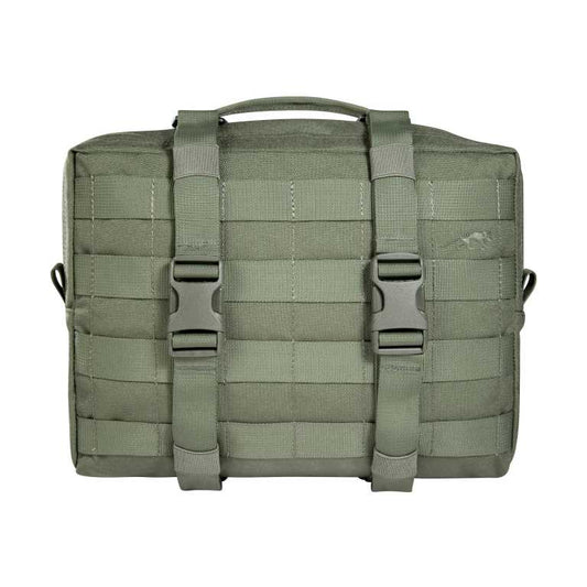Large accessory and lid pouch. The TT Tac Pouch 10 MKII is designed as a MOLLE affixed pouch for the TT Base Pack 52 and TT Base Pack 75, though can also be used with other backpacks or as a large hip pouch. Twin compression straps contain goods in transit, and a MOLLE front provides adaptability. www.defenceqstore.com.au