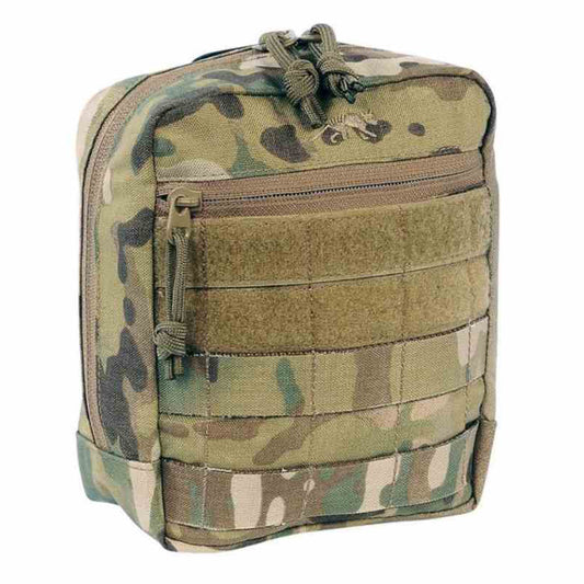 Elevate your tactical gear to a whole new level with the Tasmanian Tiger Tactical Pouch 6! Enjoy the convenience of the MOLLE snap button system, extra-wide zipped opening, and hook-and-loop strips for personalisation. www.defenceqstore.com.au multicam front view