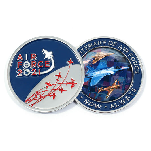 The Air Force Centenary Limited Edition Medallion is a striking commemorative piece that combines beautiful artwork with exclusive touches. Limited to only 2,500 releases, this medallion is a must-have for collectors and aviation enthusiasts alike. www.defenceqstore.com.au