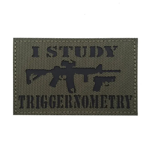 Experience the power of precision with the I Study Triggernometry Laser Cut Patch! Measuring at 8x5cm, this hook and loop patch is the ultimate addition to any collection. Master the art of marksmanship and proudly display your skills with this must-have accessory. www.defenceqstore.com.au
