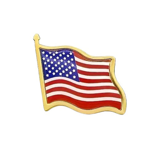 This gold-plated, enamel-filled lapel pin allows you to proudly display the USA flag while honouring all those who have served or are currently serving in all theatres of war and peacekeeping efforts. Featuring the Australian Flag, it symbolises both national pride and remembrance.
SPECIFICATIONS:
Size: 25mm (w) x 20mm (h)
Material: Gold-plated zinc-alloy, enamel inlay
Fixing type: Pin with butterfly clasp www.defenceqstore.com.au