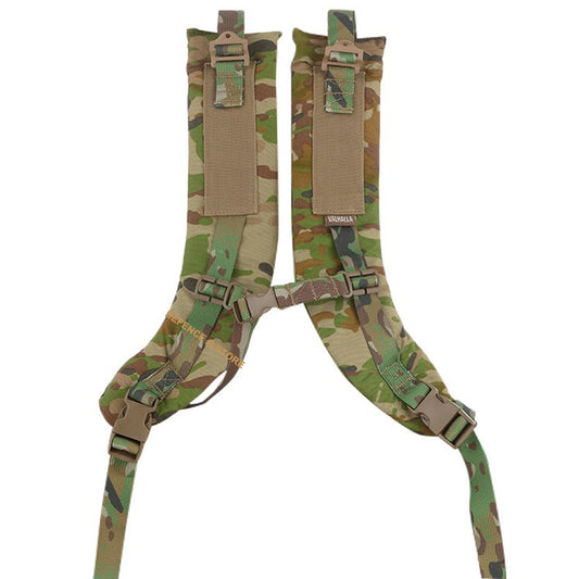 The VALHALLA Fight Light shoulder Straps are made for comfort with 3/4" foam padding for extra heavy loads. They are contoured to fit your shoulders and feature an adjustable sternum strap to help distribute weight. www.defenceqstore.com.au