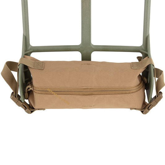 Unleash the full potential of your ALICE frame with the Alice Frame Accessory Pouch AMCU, which conveniently attaches to the bottom of the frame behind the waist support pad. You'll have plenty of room to store all your essentials, including a hoochie or any other similarly-sized items. Upgrade your outdoor adventures today! www.defenceqstore.com.au