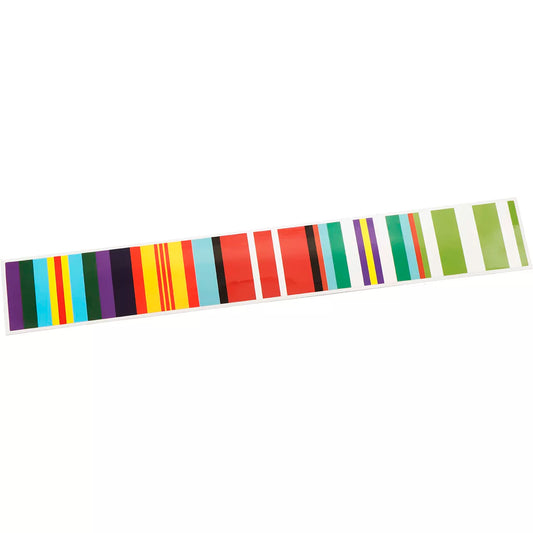 The Introducing the Stunning Vietnam Nashos Ribbons Bumper Sticker is a must-have for military enthusiasts. Show your support and admiration for the AASM 45-75, VM, ADM, ANSM & RVNM Ribbons with this eye-catching sticker. www.defenceqstore.com.au