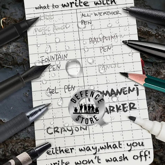 With double-sided usage and approximately 50 pages, this notepad is not only practical but also environmentally friendly. Plus, the back cover doubles as an emergency ruler for quick and accurate measurements in both inches and centimeters. www.defenceqstore.com.au