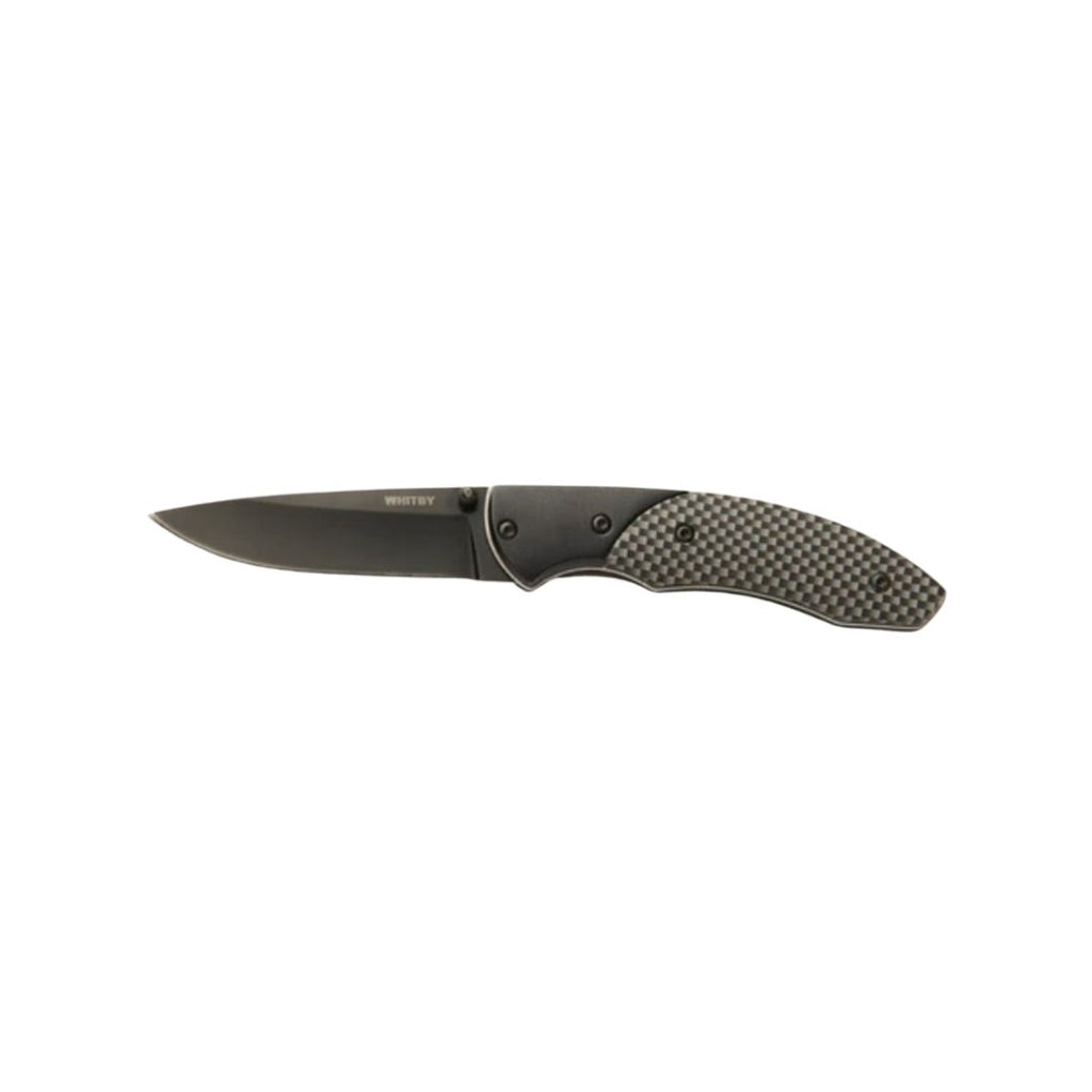 Whitby Lock Knife C.Fibre Pattern www.defenceqstore.com.au