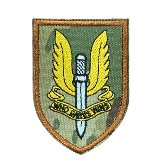 Take on new challenges and embrace the daring spirit of the British SAS with "Who Dares Wins" Patch Hook & Loop. This powerful motto has been embraced by eleven elite special forces units worldwide, and now you can embody it in your own organization or project. www.defenceqstore.com.au