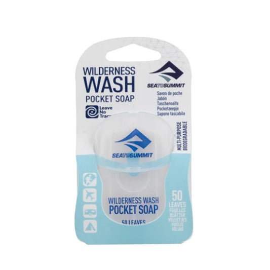 Our biodegradable Wilderness Wash is also available as a palm-sized dry Pocket Soap with 50 leaves per pack. Wilderness Wash Pocket Soap is gentle on fabrics and skin but effective on dishes and laundry stains. Just put a leaf or two in your palm, add water and work into a lather. Use it in accordance with Leave No Trace principles and it is gentle on the environment too. www.defenceqstore.com.au