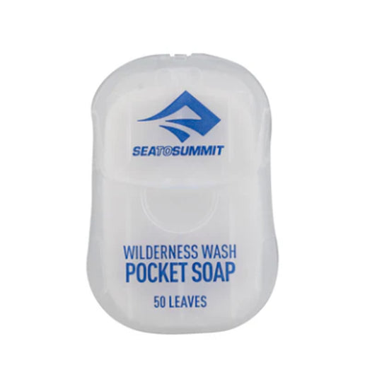 Our biodegradable Wilderness Wash is also available as a palm-sized dry Pocket Soap with 50 leaves per pack. Wilderness Wash Pocket Soap is gentle on fabrics and skin but effective on dishes and laundry stains. Just put a leaf or two in your palm, add water and work into a lather. Use it in accordance with Leave No Trace principles and it is gentle on the environment too. www.defenceqstore.com.au