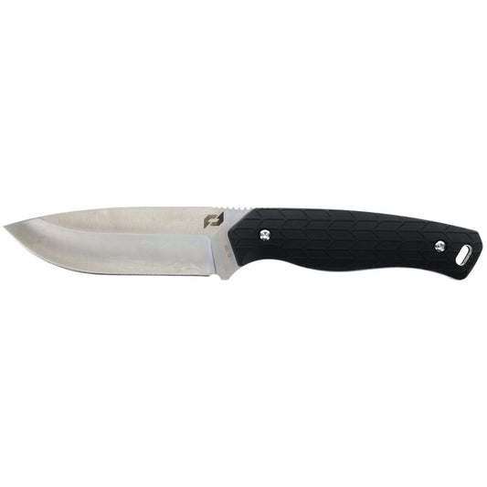 Designed in Columbia, MO, by hunting enthusiasts, the Exertion series of knives from Schrade looks, feels and is the part. This high-quality, heavy duty hunting knife features a full tang AUS-10 stainless steel blade, with a non-slip rubberized grip, for incredible balance and function when the real work begins. www.defenceqstore.com.au
