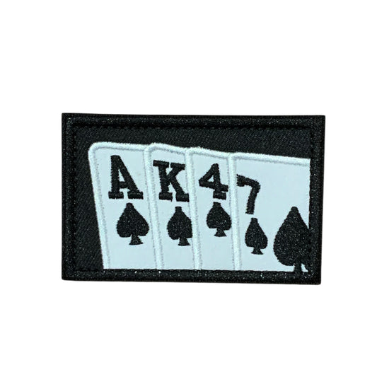 Take your fashion to the next level with this unique and bold embroidered patch! Add a touch of personality to any outfit, from jackets and shirts to pants, jeans, and hats. Measuring at 8x5cm, it's the perfect size for making a statement. www.defenceqstore.com.au