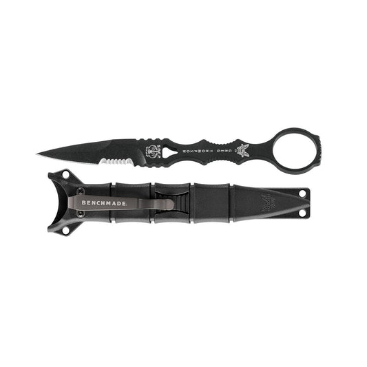 Great design of the sheath clip allows for better retention on MOLLE webbing, pocket seams and waistbands. The overall length of this model allows for easier concealment, while maintaining its effectiveness in a self defence situation. Allows the user to maintain dexterity and manipulate other objects without putting down the knife. www.defenceqstore.com.au