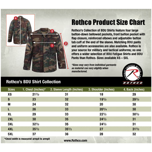 Rothco Rip-Stop SWAT Cloth BDU Shirt