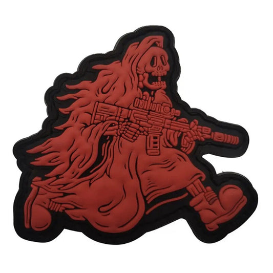 Elevate your gear to the next level with the Bones Tactical Red & Black PVC Patch. Easily attach it to any piece of field gear, clothing, or create a unique patch display! Infuse some fun and spookiness into your style today. www.defenceqstore.com.au