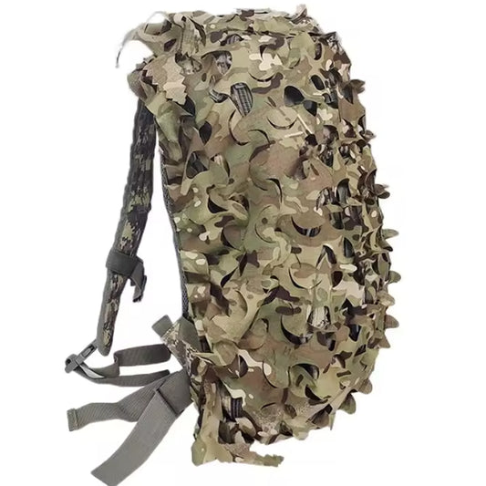 Engineered for serious operators, this 3D Camouflage Net Blackpack Cover delivers authentic multicam concealment for 60 or 80LT packs. www.defenceqstore.com.au