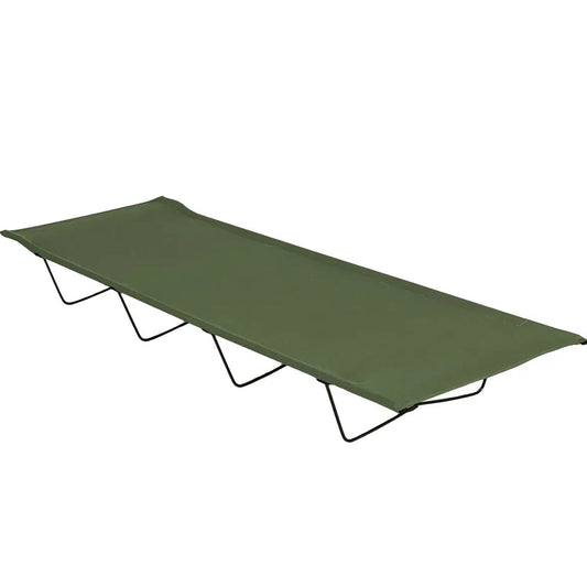 Enjoy peaceful nights on your outdoor adventures with this lightweight and ultra-portable folding camp stretcher! This simple-to-use sleeping solution is perfect for when you need a comfy night's rest away from home. It's the perfect way to cushion yourself from the hard ground, lumps, rocks and roots. www.defenceqstore.com.au